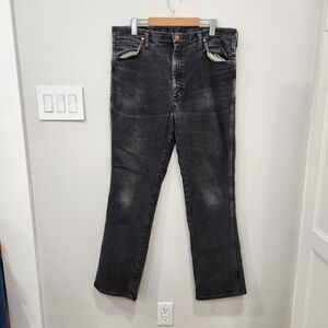 Vintage Wrangler Jeans Men's 36x32 938 Cowboy Cut Western Denim Faded 938BLK
